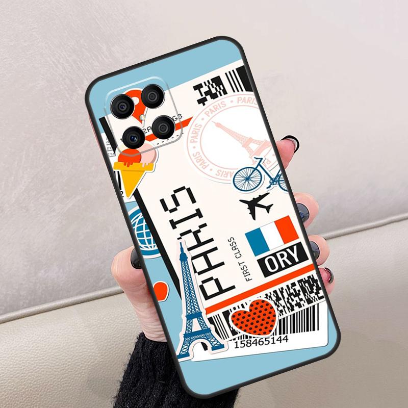 Нью-Йорк ТОКИО Билеты на путешествие Чехол для Honor Magic 8 Pro 6 7 Lite Для Honor Win RT 400 200 50 70 90 X8c X8b X9a X9b X9c X9d