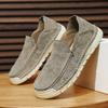 Fashion Comfortable Slip On Loafers Men Outdoor Handmade Leather Men's Shoes Casual Anti-slip Wearable Driving Shoes Flats Walking Shoes