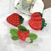 Освежающая серия «Мировые фрукты» Заколка-коготь для волос Вкусная клубника Экологичные заколки-коготки Аксессуары для волос для женщин и девочек
