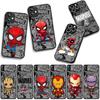 Для Apple iPhone 16 15 14 Plus 13 12 Mini 17 Pro Max + ProMax 16E Air 15+ Чехол для телефона Marvel Человек-паук Человек-паук Чехол