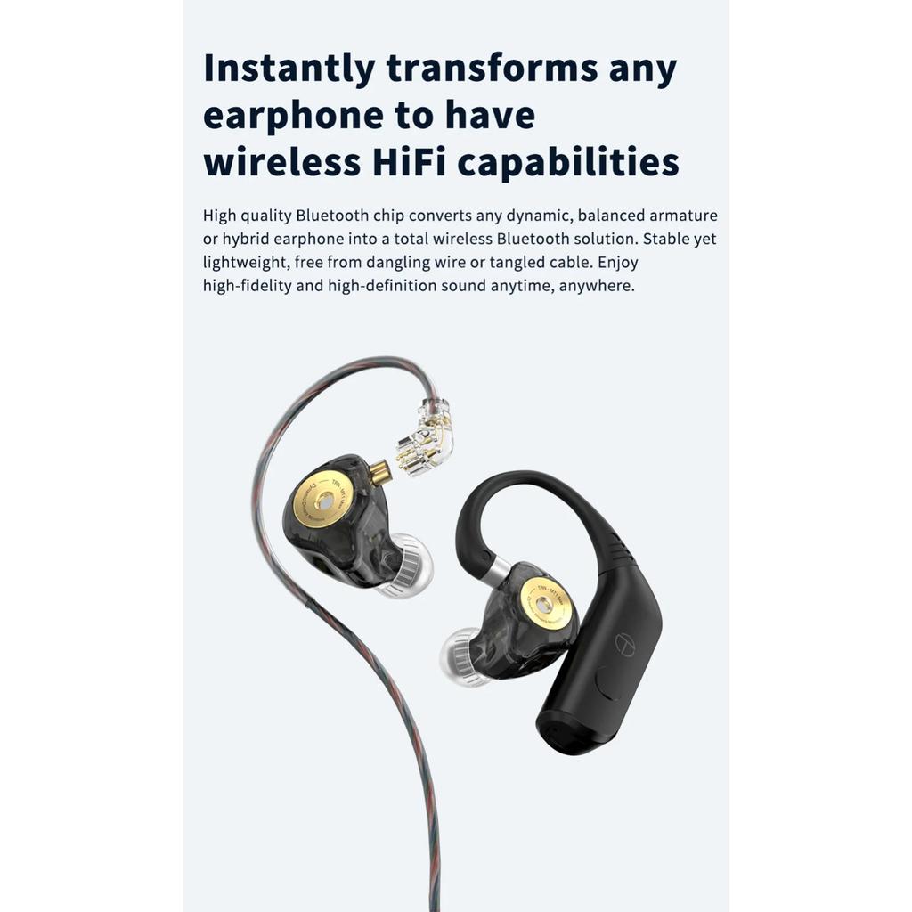 TRN BT20PRO Wireless Bluetooth 5.3 HIFI Earphones Module Upgrade Cable Replaceable for Air Pods Conch 0.75 0.78 Mmcx 2pinsqdc