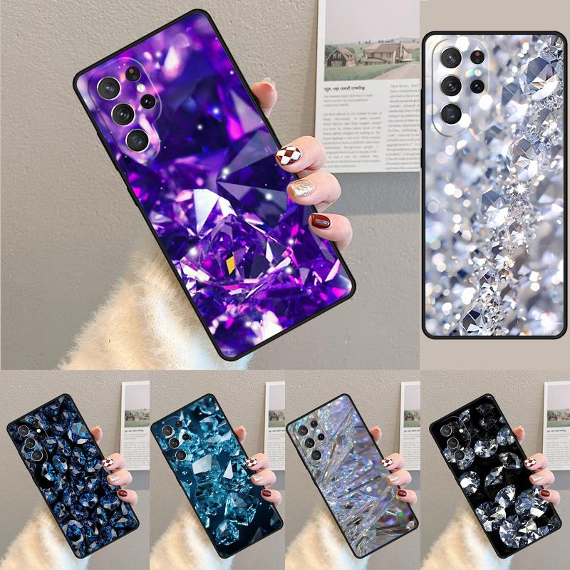 Чехол для телефона с узором из бриллиантовых кристаллов для Samsung Galaxy note 10 pro S26 Ultra S23 S24 FE S25 S21 S22 PLUS ударопрочный