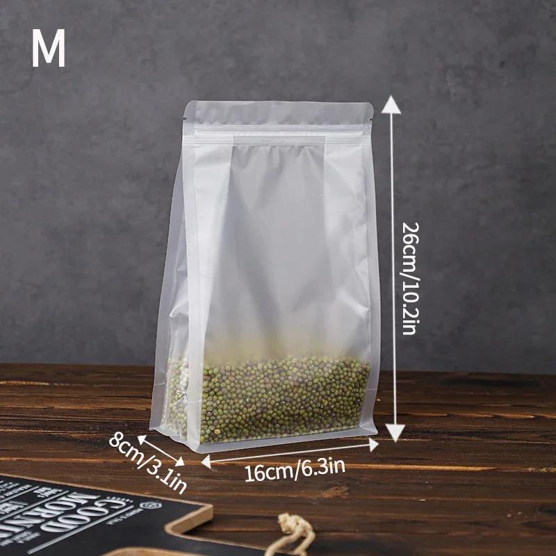 Ziplock Saran Wrap Plastic Bags Reusable PEVA Food Packaging Leakproof Fresh Shut Bags Stand Up Fresh Bag Kitchen Stoeage