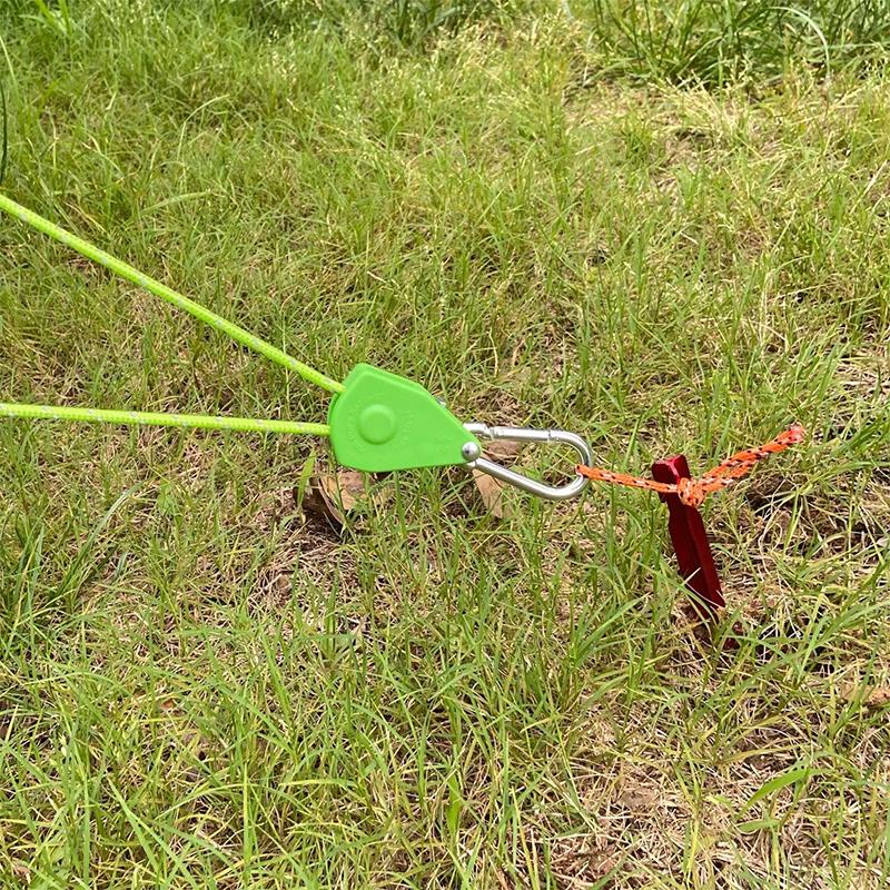 Светоотражающий 2/4/5M 4Mm трос для палатки застежка фиксированная пряжка ролик натяжитель храповой механизм вешалки тент ветровой трос привязка регулировка