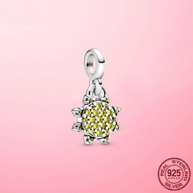 Sale Me Pendant 925 Sterling Silver Love Four-Leaf Clover Dangle Charm Beads Fit Me Bracelet Jewelry Gift