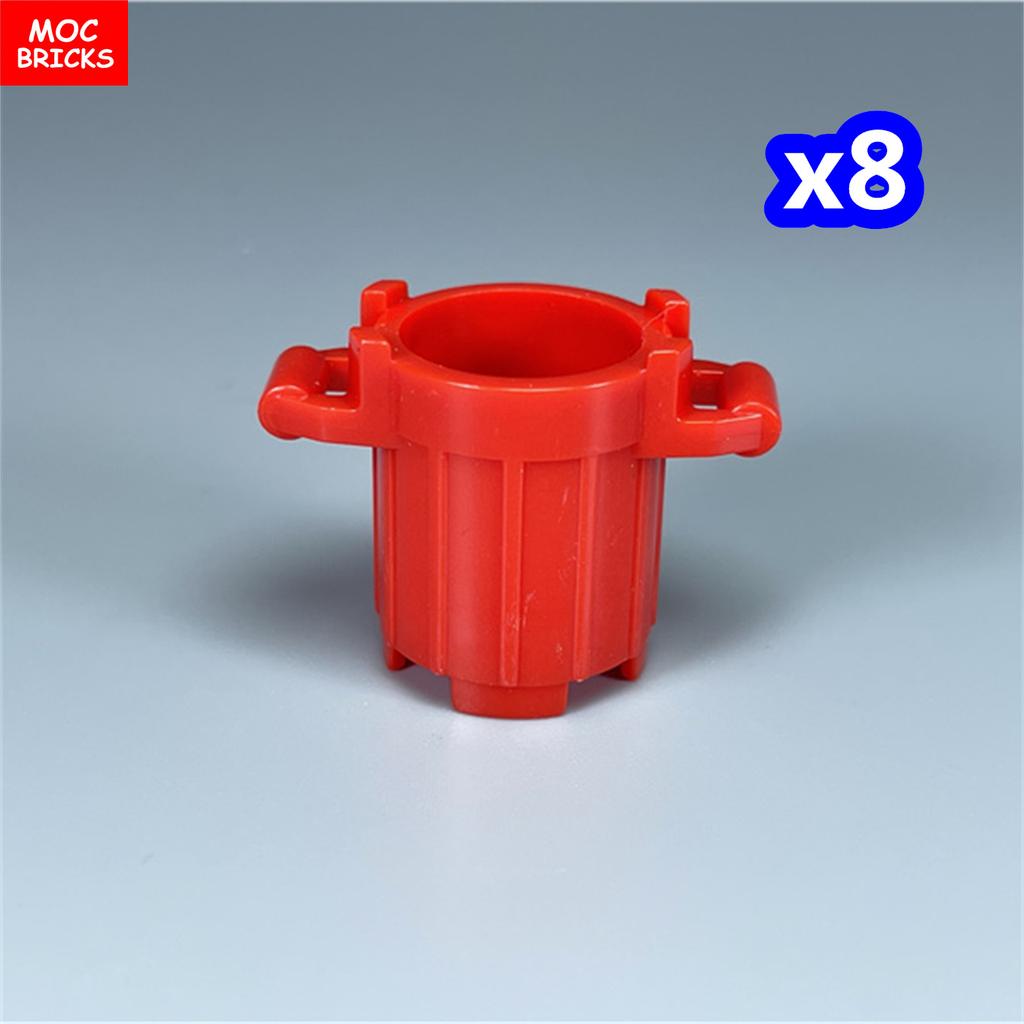 Серия контейнеров MOC Bricks Коробка для демонстрации Ведро Таз Горшок Упаковка Корзина Аксессуары Собранные Строительные Блоки Игрушки Подарок для Детей