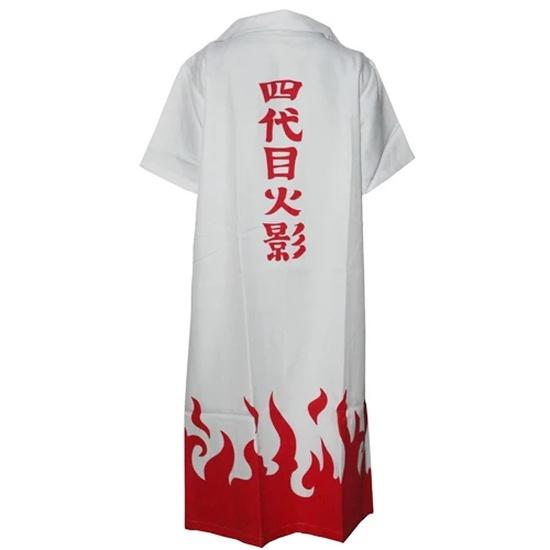 Brdwn Unisex 4th Generation Yondaime Hokage Namikaze Minato Cosplay Costume Cloak Cap Trench