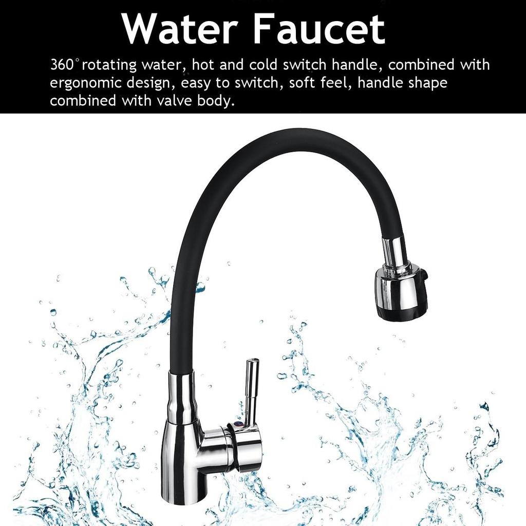 Смеситель для раковины Смеситель для раковины KIitchen Смеситель для кухонной раковины Смеситель для раковины Регулируемый кран Смеситель для горячей и холодной воды 360 градусов