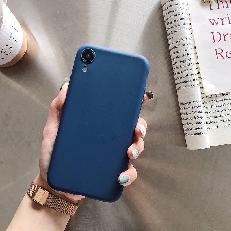 Чехол для телефона iPhone 11, простой однотонный чехол ярких цветов для iPhone 11Pro X XR XS Max 6 6s 7 8 Plus 5 5s SE SE 2020, новинка 2, 2 силиконовых мягких задних чехла из ТПУ