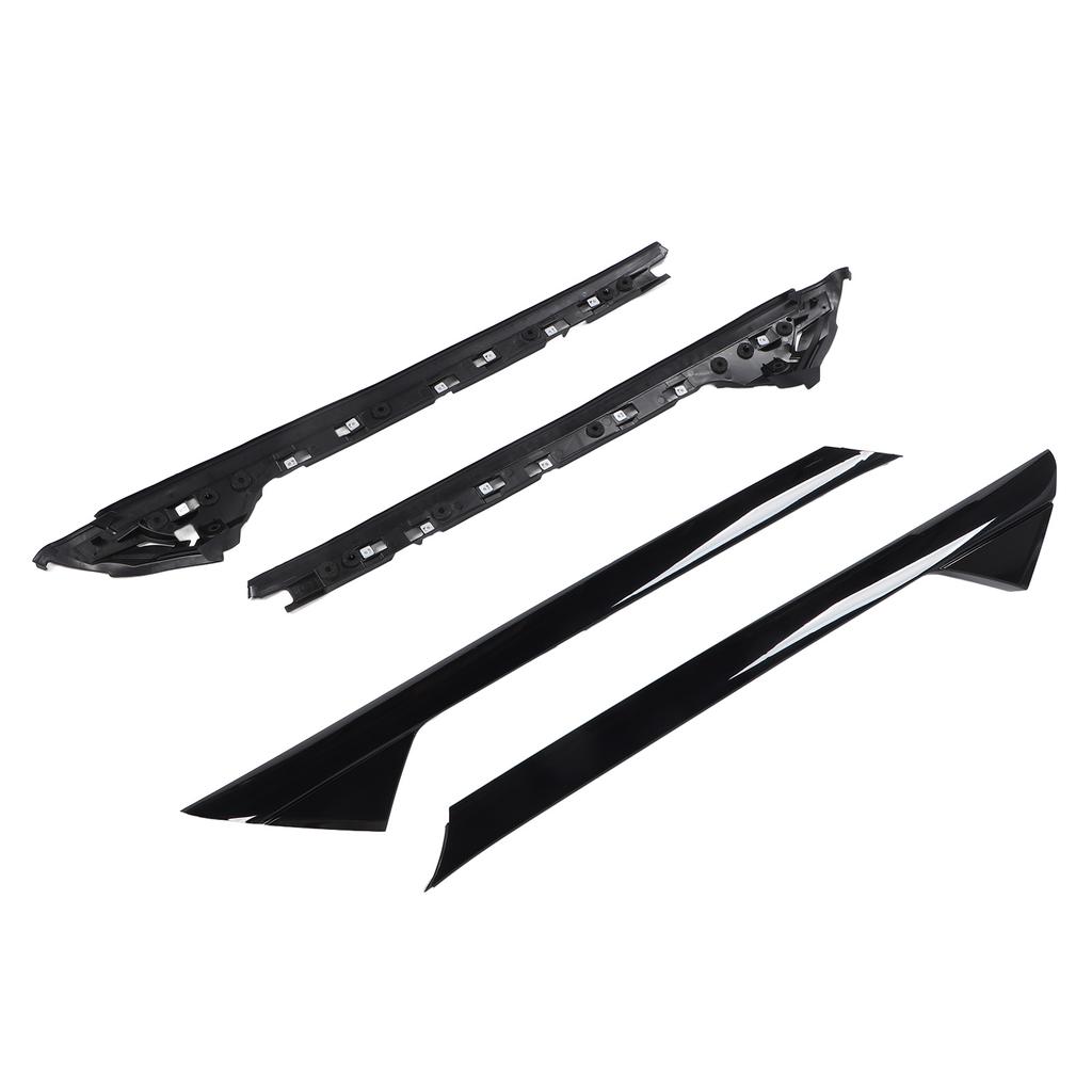 Windshield A Pillar Molding Trim Set BB5Z 7803144 AB Outer Inner Driver and Passenger Side Replacement for Explorer