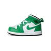 Детские кроссовки Air 1 Mid TD Lucky Green Black White DQ8425-301