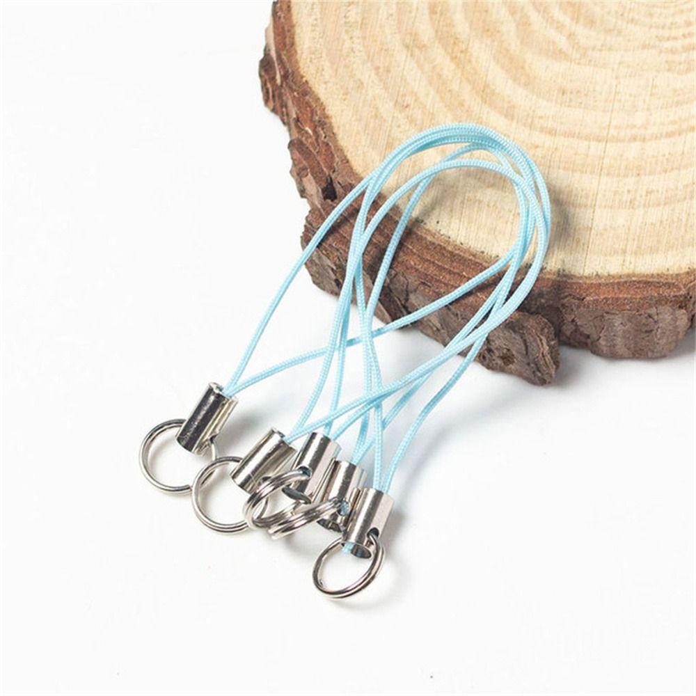 Straps Phone Landyard Jump Ring Lanyard Rope Keychains Cord DIY Keyring Pendant Lanyard Strap Cord