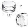 Small Clear Glass Tealight Candle Holders,Tealight Holders Bulk Use for Weddings Parties Dinner,for 1.5" Tealight