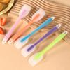 Baking Tools Standard One-piece Translucent Silicone Cake Scraper Cream Scraper Spatula Small