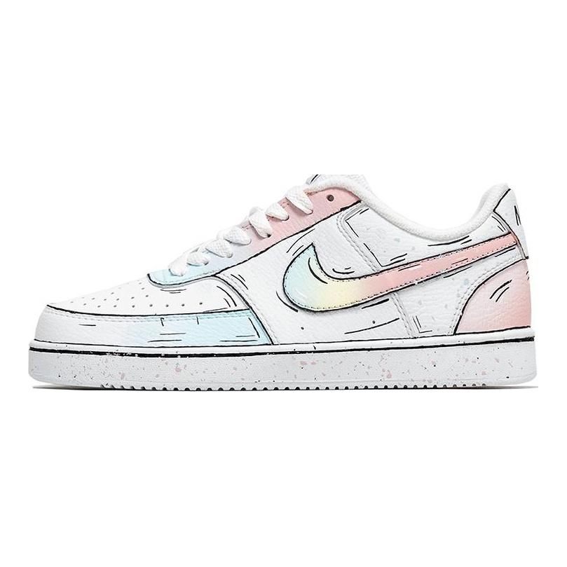 Nike Кроссовки для скейтборда Court Vision 1 Низкие кожаные Мужские Белые DH2987-101(Команда853-)