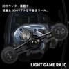 Daiwa Двухосная катушка со счетчиком LIGHT GAME RX IC 150L-DH