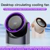 Portable Bladeless Fan Mini Cooling Table Fans Bladeless USB Rechargeable Sports Cooler Fan For Outdoor Sports Travel