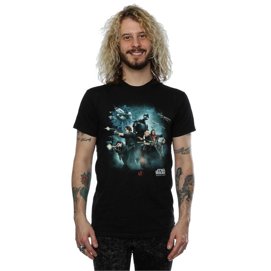STAR WARS Мужская футболка с постером «Изгой-один»