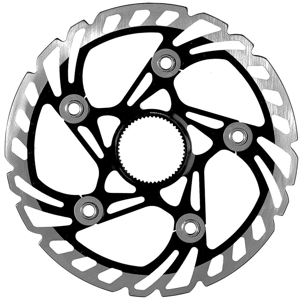 DEDA Disc Brake floating steel track aluminum Rotor, + spider, 160mm, WD-DB160