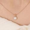 [LeShop] Жемчужное ожерелье Lapine из 14-каратного золота (Позолоченный)_LJ5331BRN