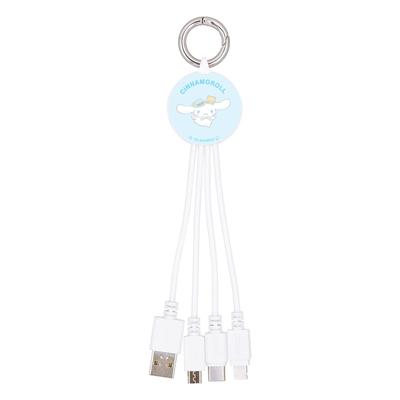 Gourmandise Sanrio Мультизарядный кабель Cinnamoroll SANG-297CN