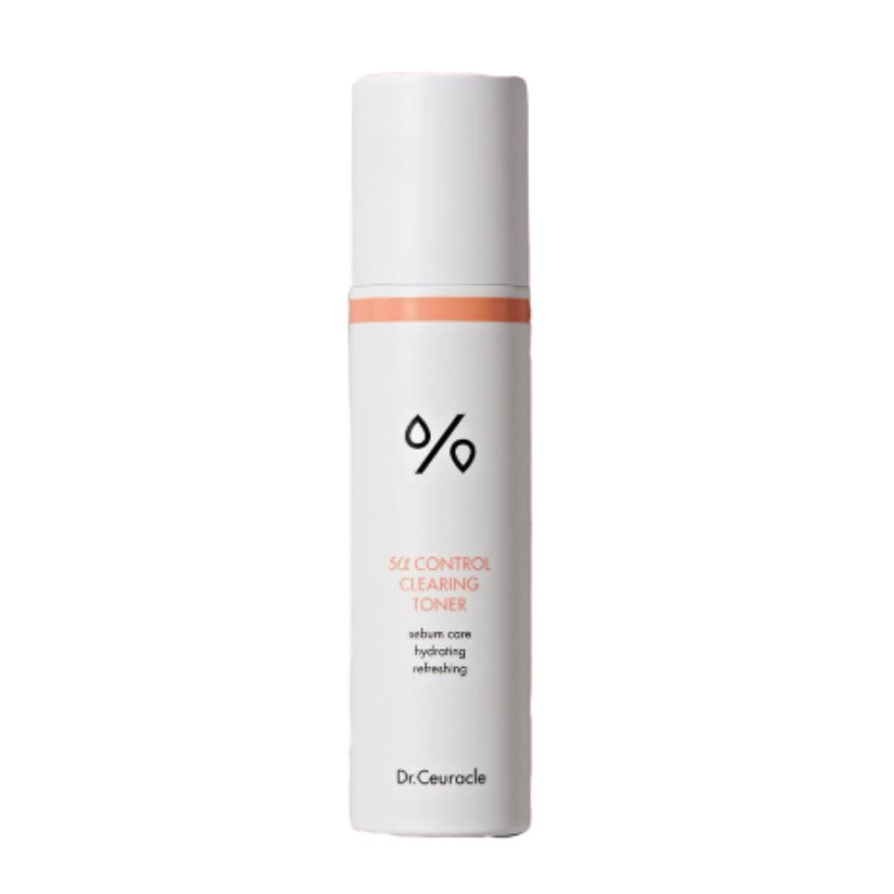 Dr. Ceuracle 5Alpha Control Clearing Toner 120ml Sebum-Regulating & Texture-Refining Toner for Oily Dehydrated Skin