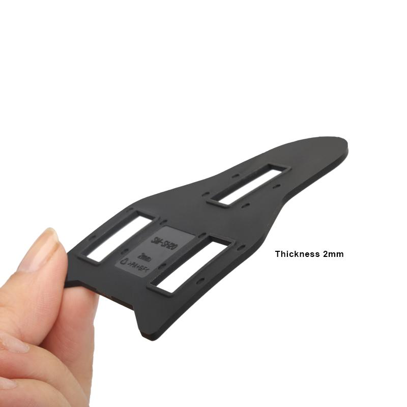 Road Bike Lock Pedal Shims SH20 SPD-SL Bicycle Shoe Self Lock Adjustable For KEO 1/2mm Cycling Lock Pedal Cleat Gasket Adapter 6