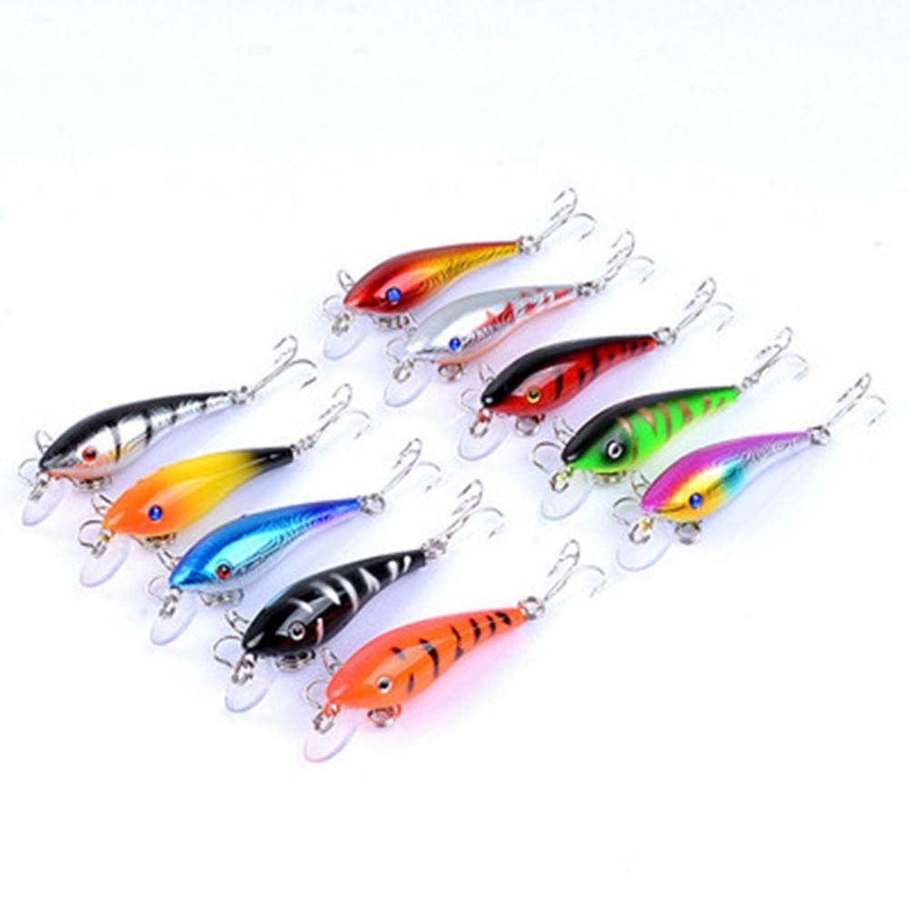 3D Eyes Crankbaits Striped bass Fish Hooks Minnow Baits Winter Fishing Minnow Lures