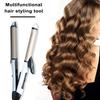 Flat Iron Hair Straightener with Ceramic Coated Plate Fast Heating 2-In-1 Multifunctional Frizz Free Hair Styling Hair Curler Professional Hair