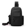 Мужской рюкзак и нагрудная сумка 2 в 1, модная маленькая черная школьная сумка через плечо для мужчины, дизайнерская водонепроницаемая спортивная дорожная сумка