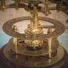 Luxury Art Piece for Book Shelves Brass and Steel Orrery A Functional Model of the Solar System with Planets