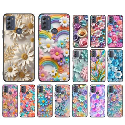 Чехол для телефона с цветами для Moto G84 G22 G32 G42 G52 G62 G53 G72 G60 G60S G100 G10 G20 G30 G13 G50 G 5G G Pure