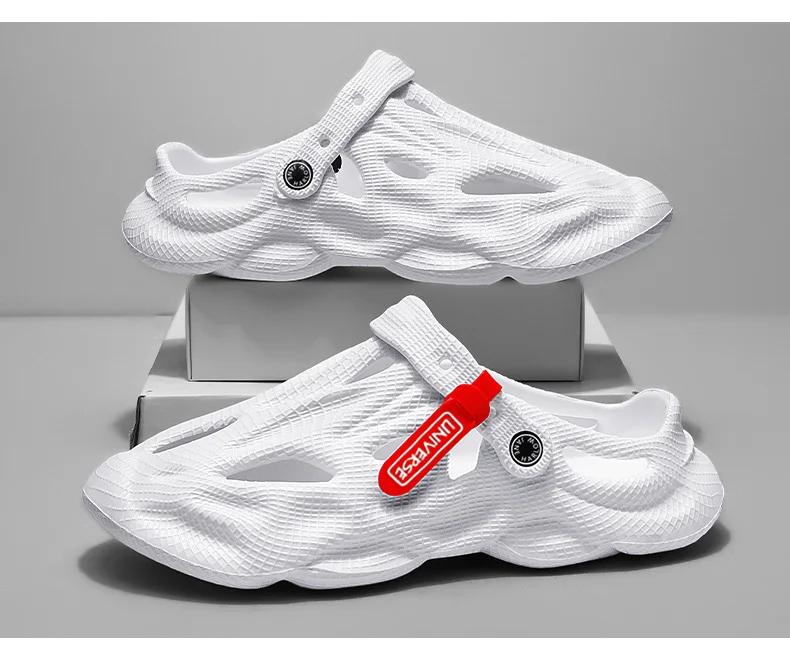 Мужские шлепанцы Летняя обувь Пляжные тапочки ЭВА Легкие мягкие тапочки Женская обувь Сандалии Плоские мужские летние тапочки