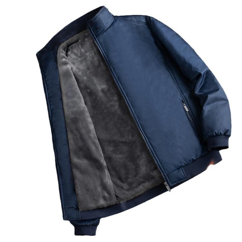 Spring and Autumn Men's Fleece Casual Jacket Men's Jacket Baseball Clothing Hooded Men's Jacket Men's Clothing