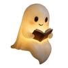 Halloween Ghost Night Light Reading Lamp Soft Warm Glow Battery Powered Cute Ghost Reading Book Lamp