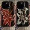 Ретро Чехол с Лилиями Для Infinix Note 50 Pro 40 Smart 10 9 8 7 Hot 50i 40i 30i 30 Play Tecno Spark 20 Pro 30C 20C 10C GO 2025