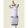 French Style Temperament Sleeveless Vest Bodycon Dress Summer Thin and Soft Silm Slim Looking Classic Style Knitting Dress
