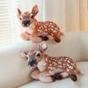 Simulation Plush Deer Toy Realistic Forest Animal Sika Deer Stuffed Doll Kids Get To Know Animals Prop Room Decor Birthday Gift