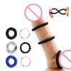 3 Pcs/Set Penis Rings Cock Rings Penis Trainer Stronger Erection Delay Ejaculation High Elasticity Time Lasting Sex Toys for Men