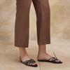Bo Women's Wide-Leg Cropped Casual Pants