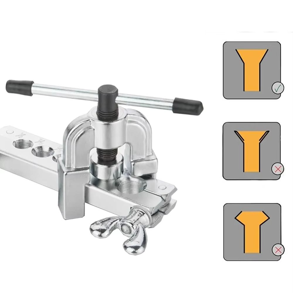 Набор развальцовщика метрический/дюймовый 45 градусов зенковка для медных труб расширение медных труб