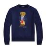 Fashion crew neck sweater men's polo long-sleeved pullover autumn casual bottoming shirt