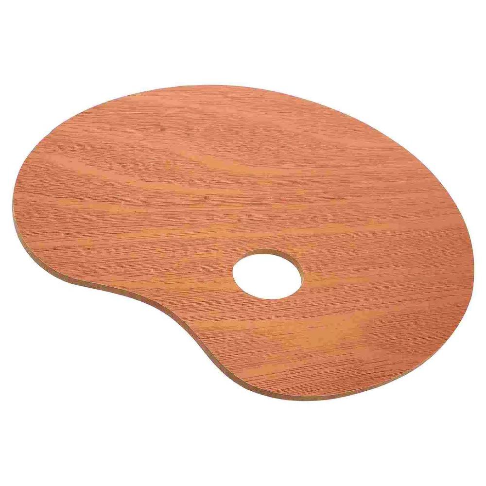 Painting Color Oil Paint Palette Wooden Acrylic Pallets Practical Color Mixing Board  Kids