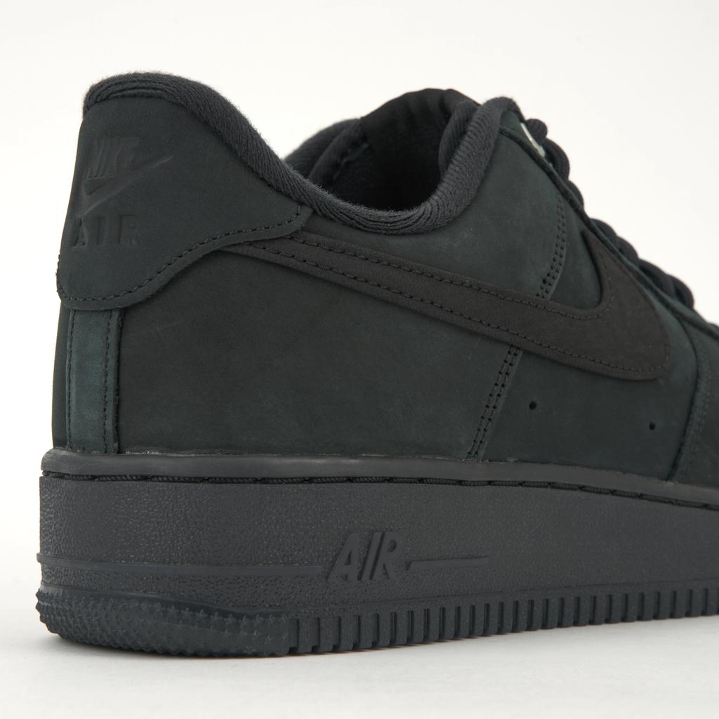 Nike Кроссовки мужские Air Force 1 Low Triple Black Nubuck CJ9179-001