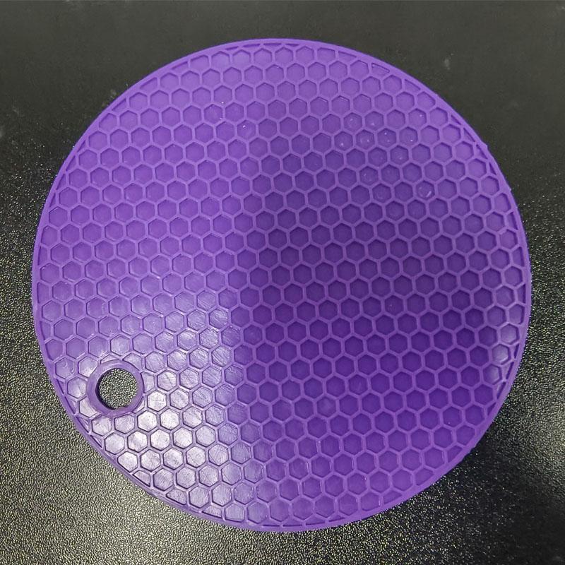 Round Heat Resistant Silicone Mat Drink Cup Coasters Insulation Non Slip Pot Holder Thicken Table Placemat Kitchen Accessories