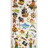 Scène à décorer pour enfants - Pirates - Stickers Puffies