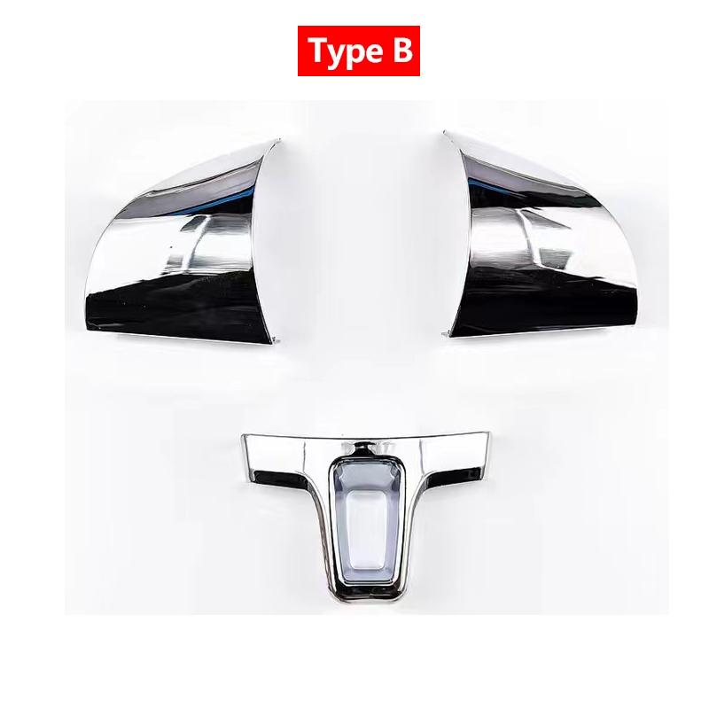 ABS карбоновый чехол рулевого колеса защитная отделка для VW Golf 6 MK6 Passat B7 CC Jetta Bora Polo Tiguan Caddy Touran Sharan