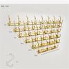 Wall Mounted Gold Bathroom Hooks Clothes Hat Hook Row Vintage Robe Hook Bathroom Robe Hook Bath Hardware Set Kitchen Hanger