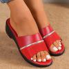 Модные женские сандалии на низком каблуке летняя обувь для женщин летние тапочки Sandalias Mujer мягкие босоножки на каблуке летние женские 2024