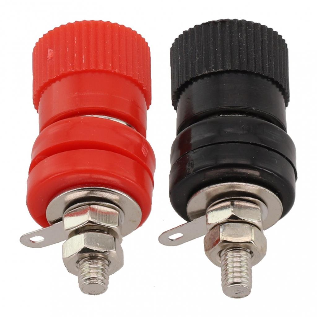 Удобный клеммный блок для аккумулятора, пара красного и черного